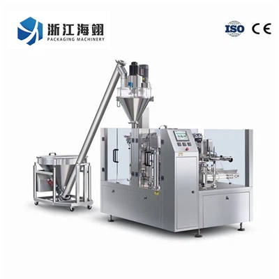 Veterinarinės medicinos miltelių doypack pakavimo mašina